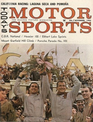TODAY'S MOTOR SPORTS 1963 NOV - V4 N4 - PORSCHE PARADE NO 8, FORD EXPERIMENTALS